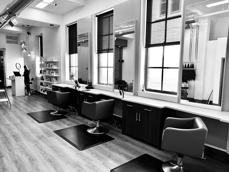 Main styling salon hall
